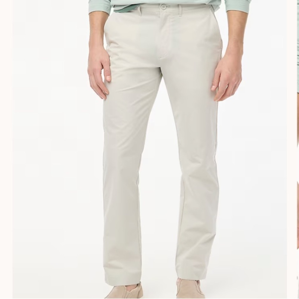 J crew stone Straight-fit tech chino pant